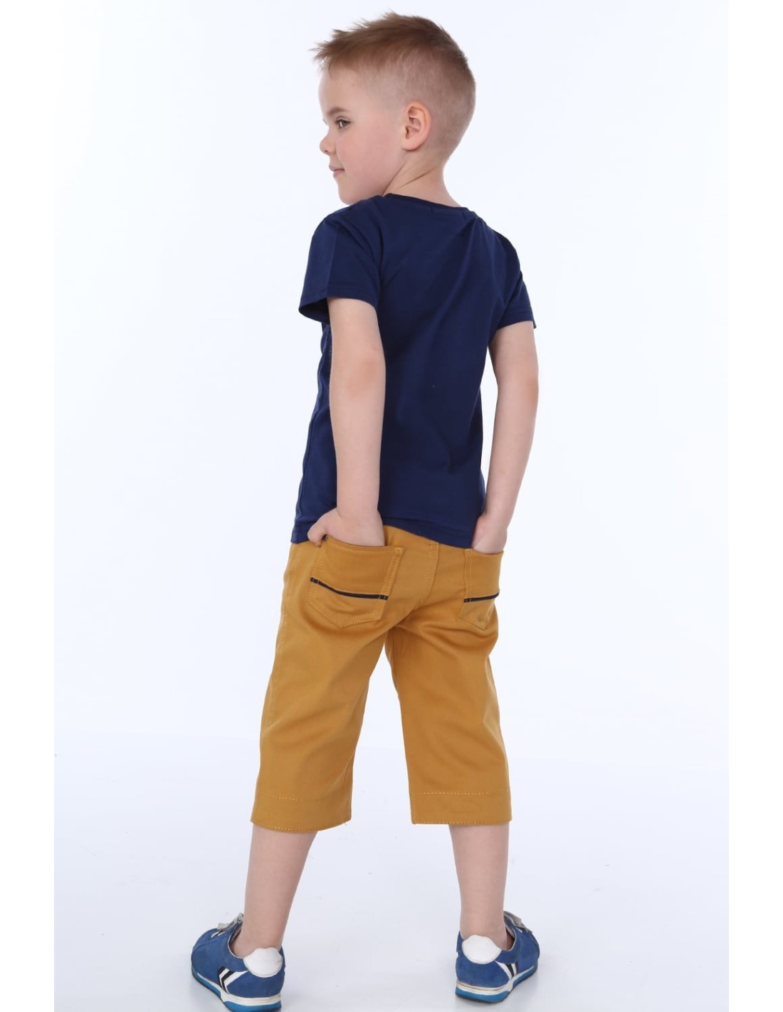 3/4-Hose für Jungen in Honigfarbe NDZ2006 – Online-Shop – Boutique